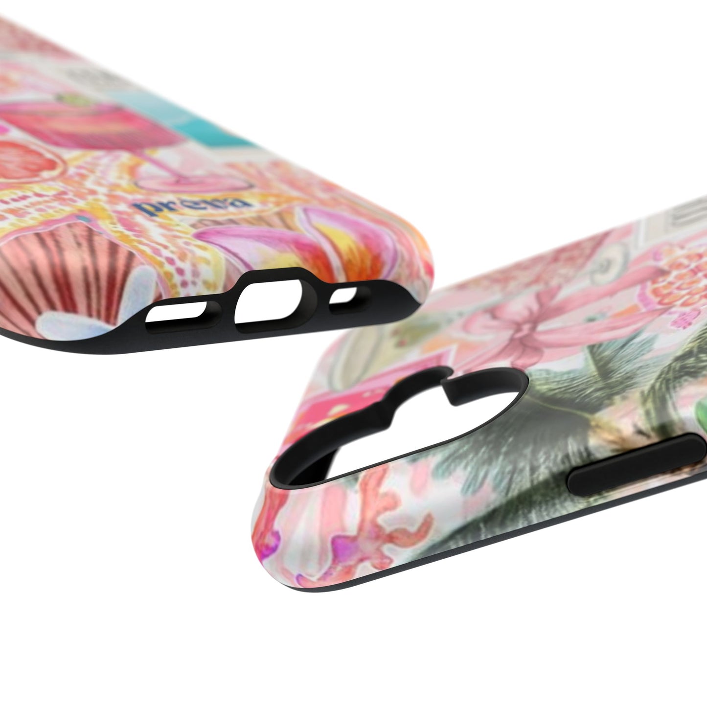 Pink Cocktail Collage Phone Case