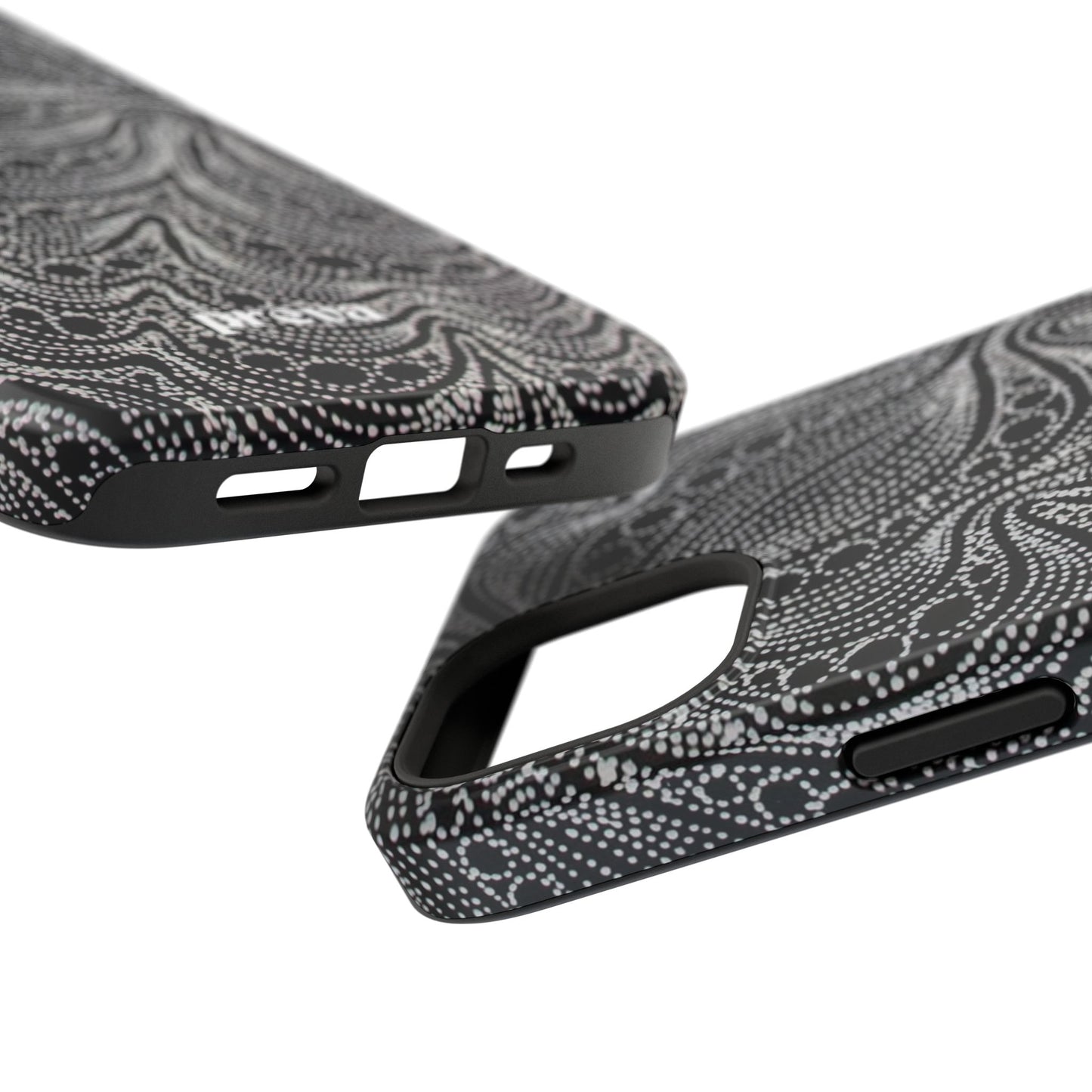 Abstract Midnight Lace Phone Case