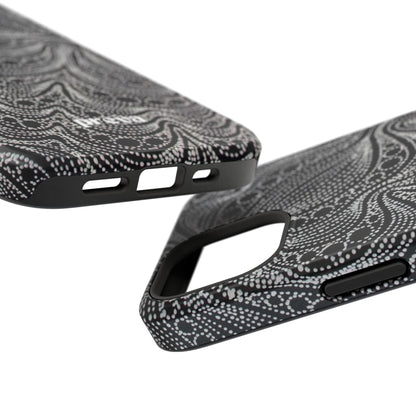 Abstract Midnight Lace Phone Case