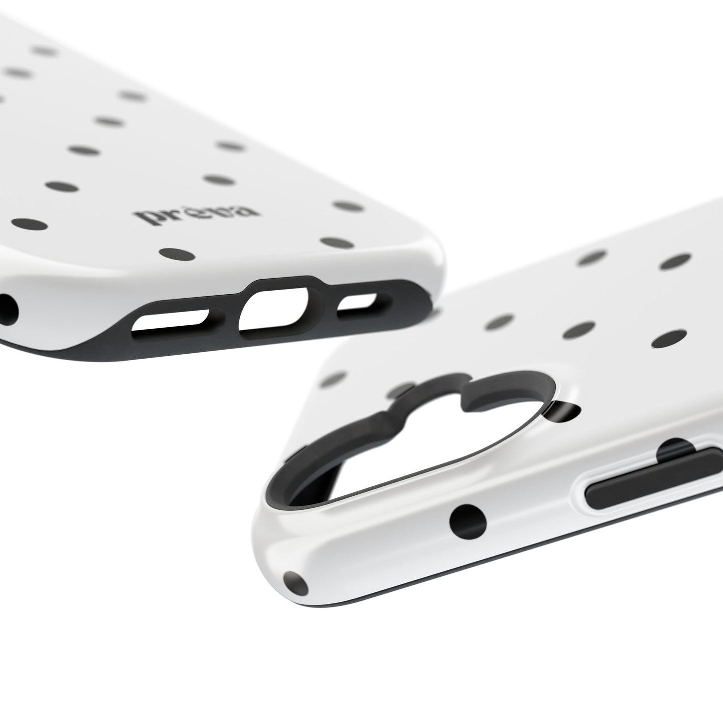 B&W polka dots Phone Case