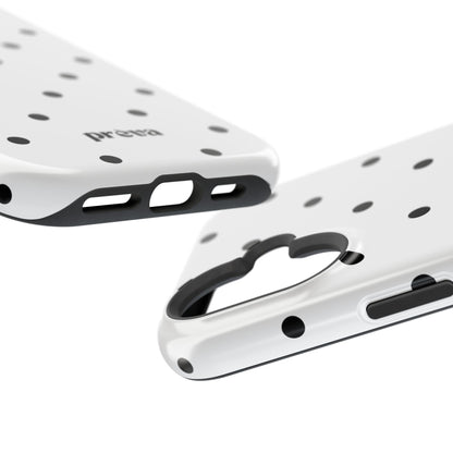 B&W polka dots Phone Case
