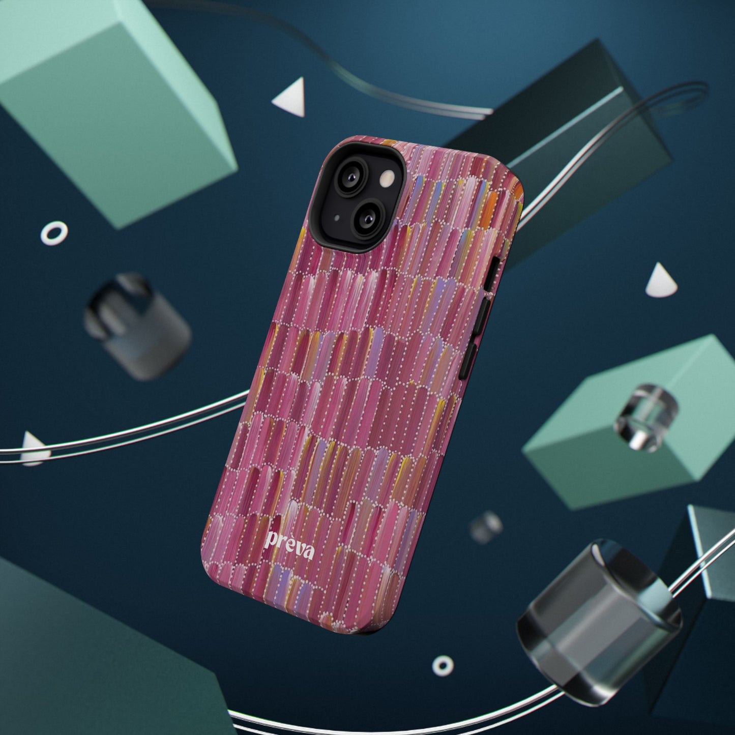 Pink Brushstroke Phone Case