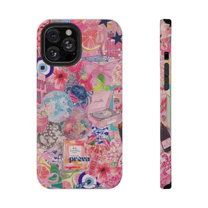 Floral & Pink Collage Phone Case