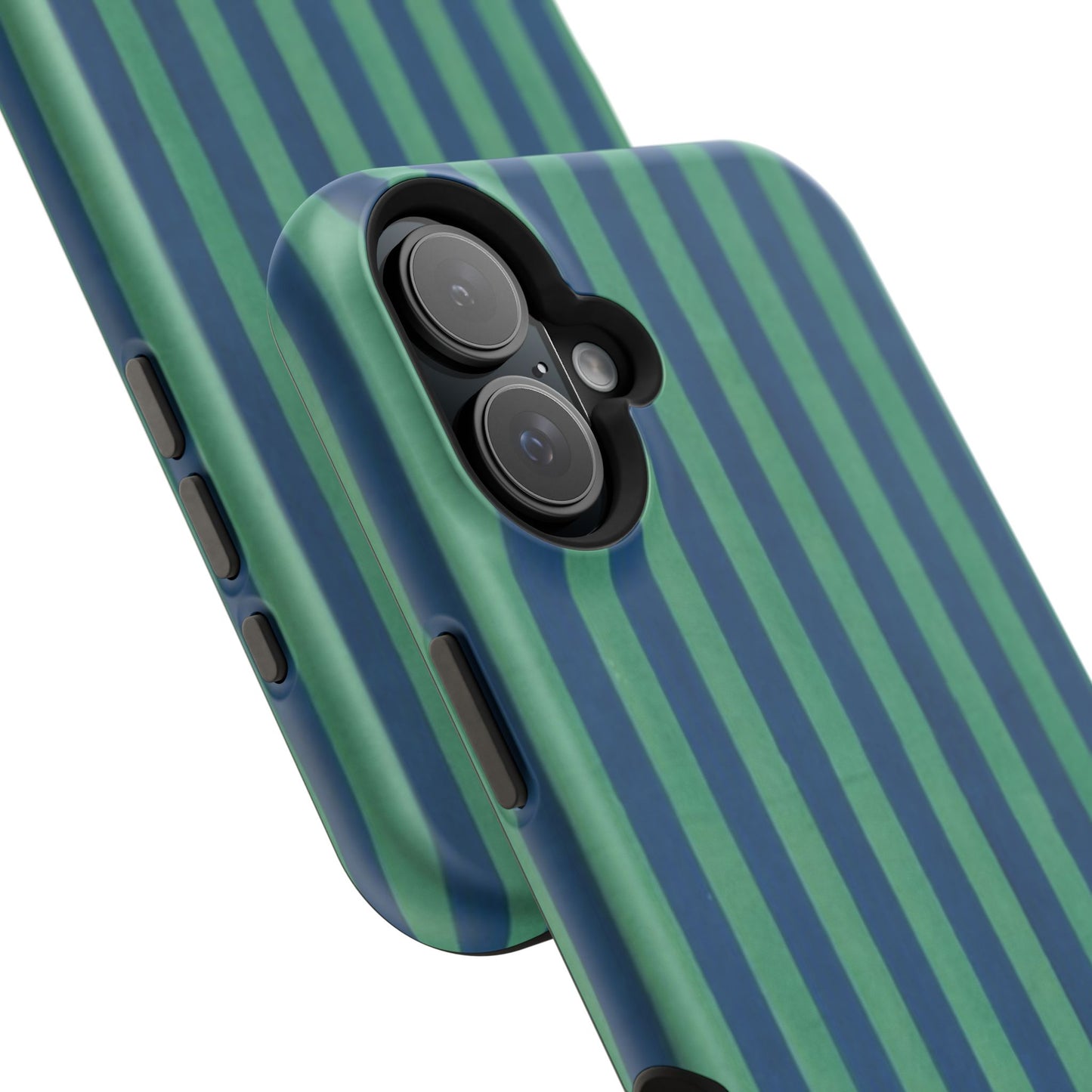 Green & Blue Stripes Phone Case