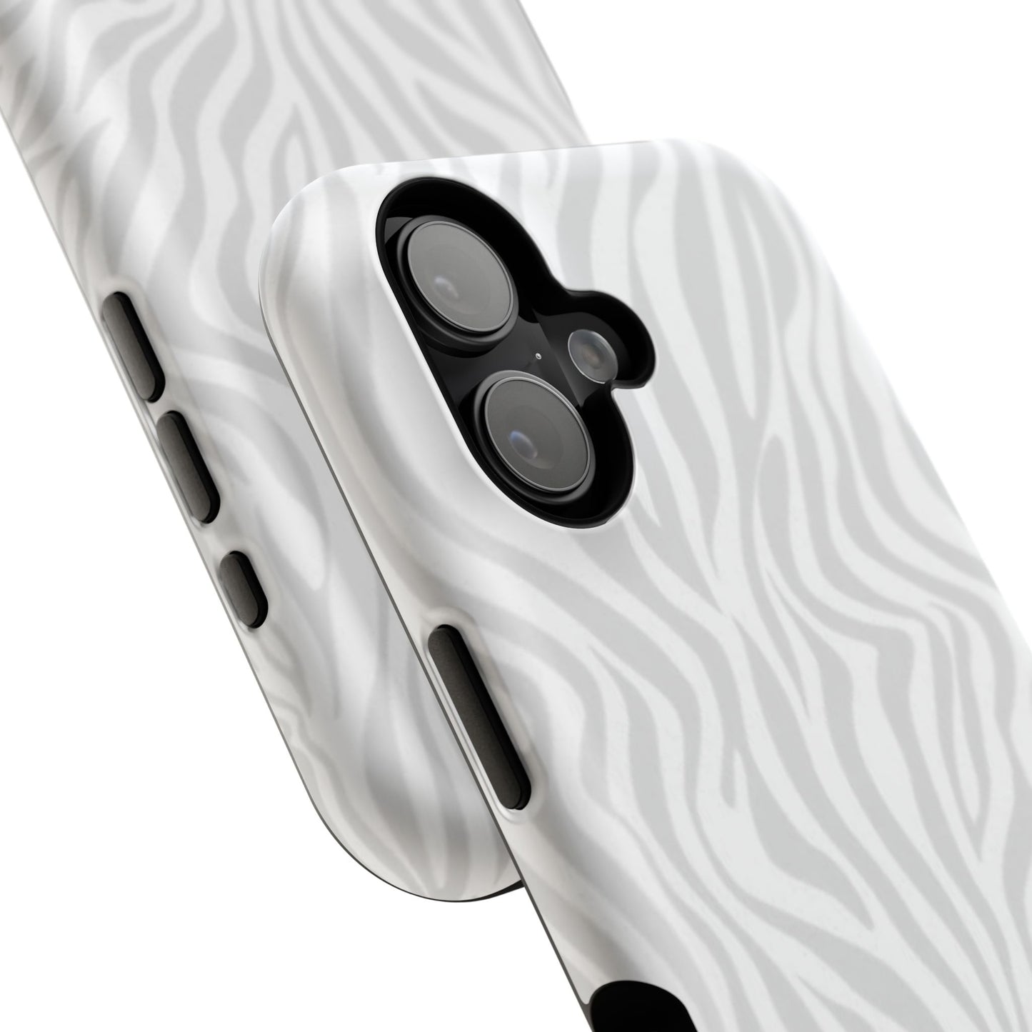 Zebra White Wave Phone Case