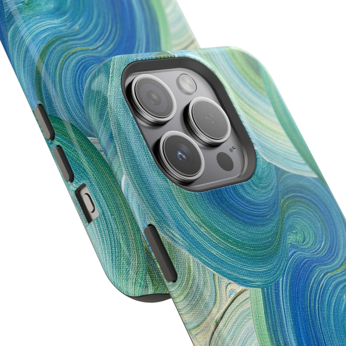 Swirling Ocean Impact-Resistant Phone Case