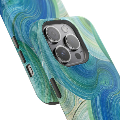 Swirling Ocean Impact-Resistant Phone Case