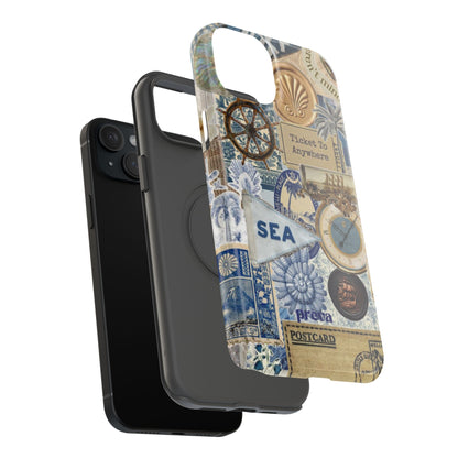 Neutral Travel Collage Phone Case