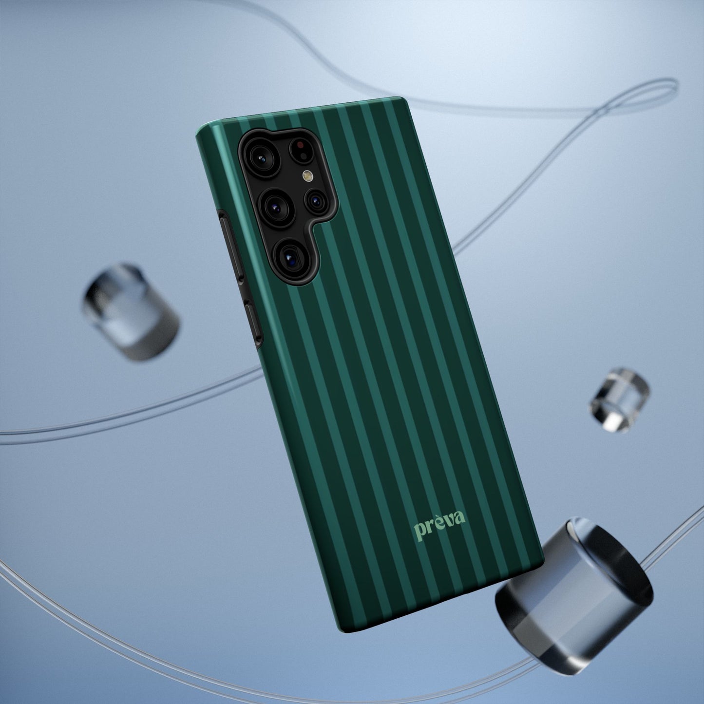 Striped Green Phone Case