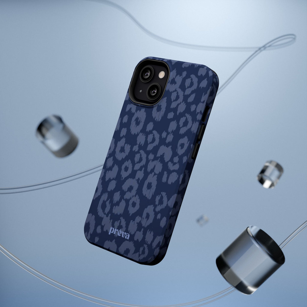 Navy Leopard  Phone Case