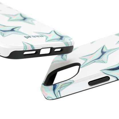White Starburst Phone Case