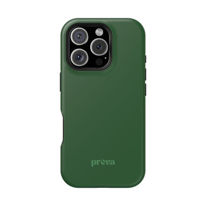 Impact-Resistant Phone Case — Forest Green Slim Armor