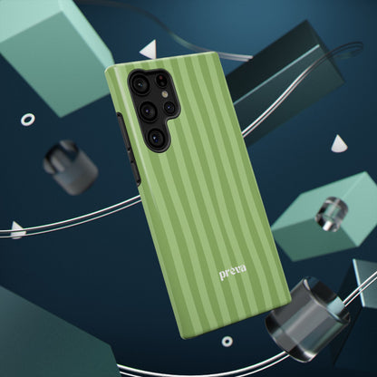 Light Green Stripes Phone Case