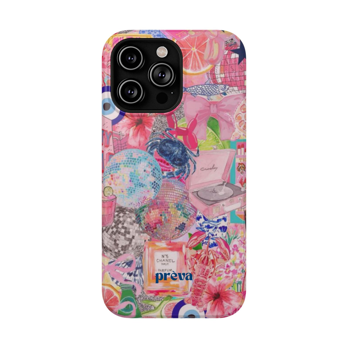 Floral & Pink Collage Phone Case