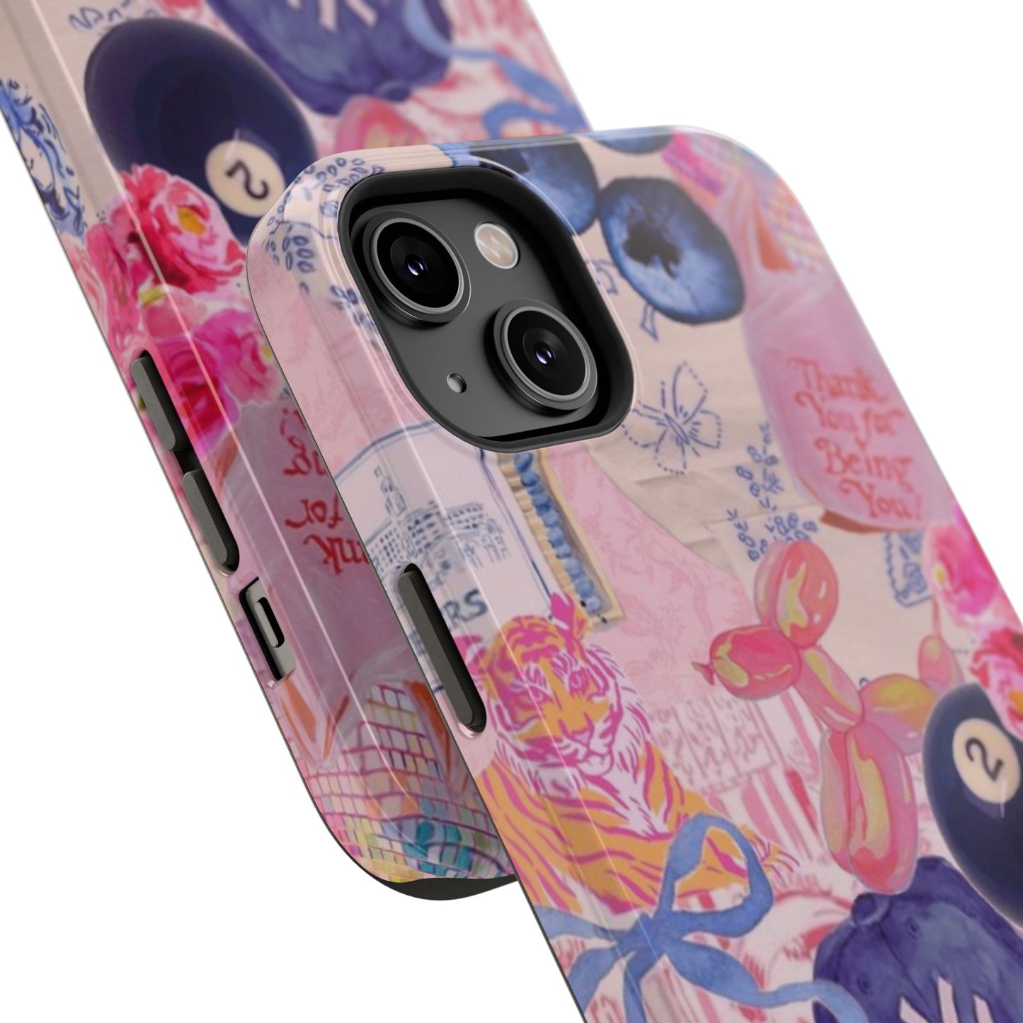Retro 8 Ball Collage Phone Case