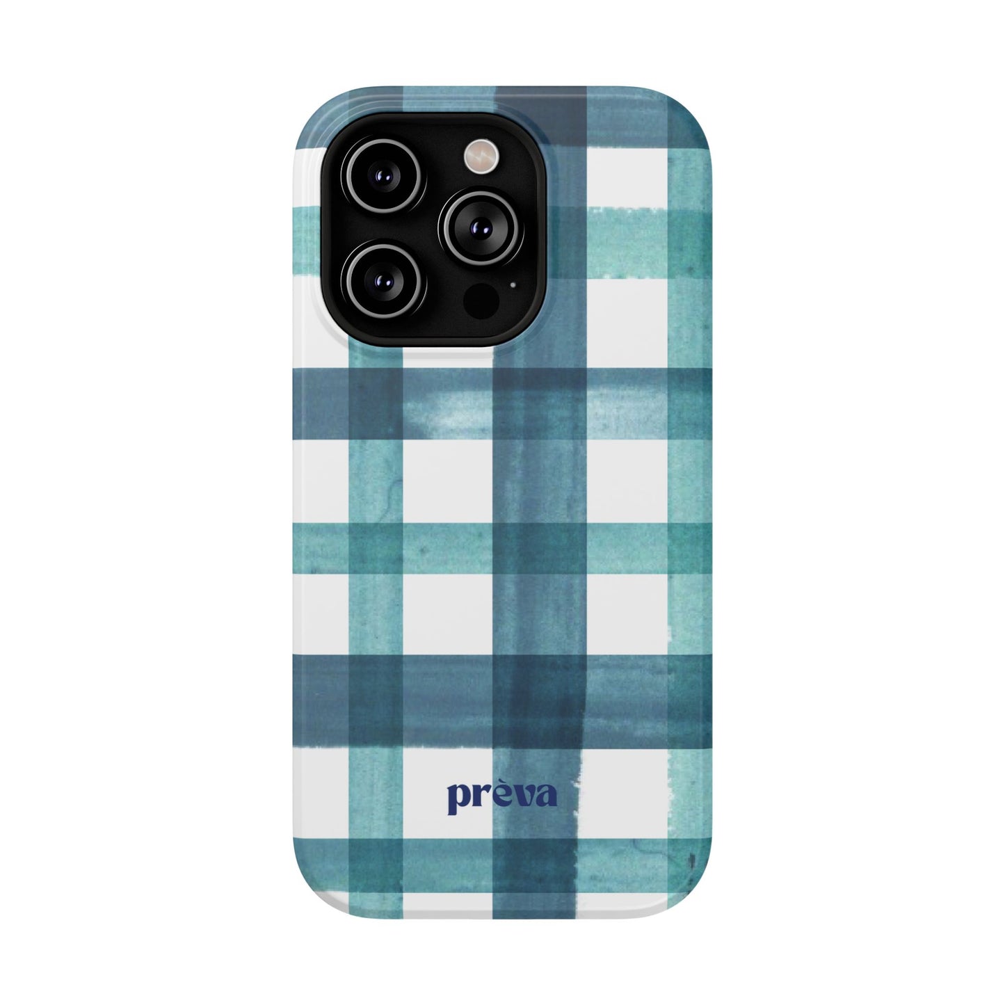 Teal Plaid Phone Case