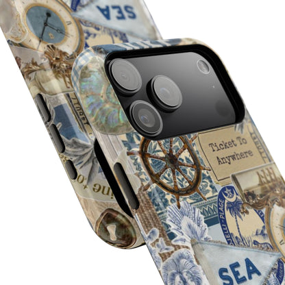 Neutral Travel Collage Phone Case