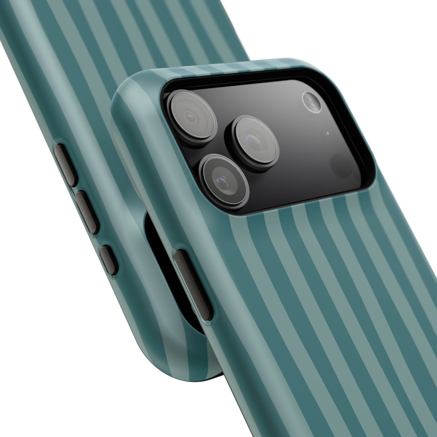Striped Teal Phone Case