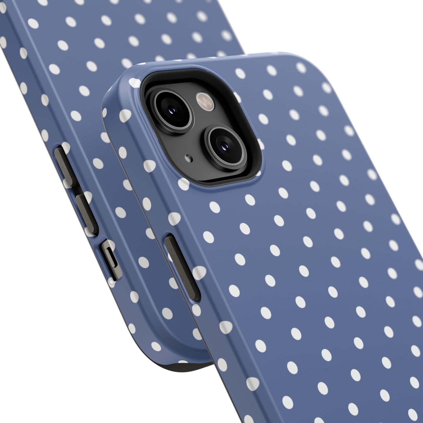 Navy Polka Dot Phone Case