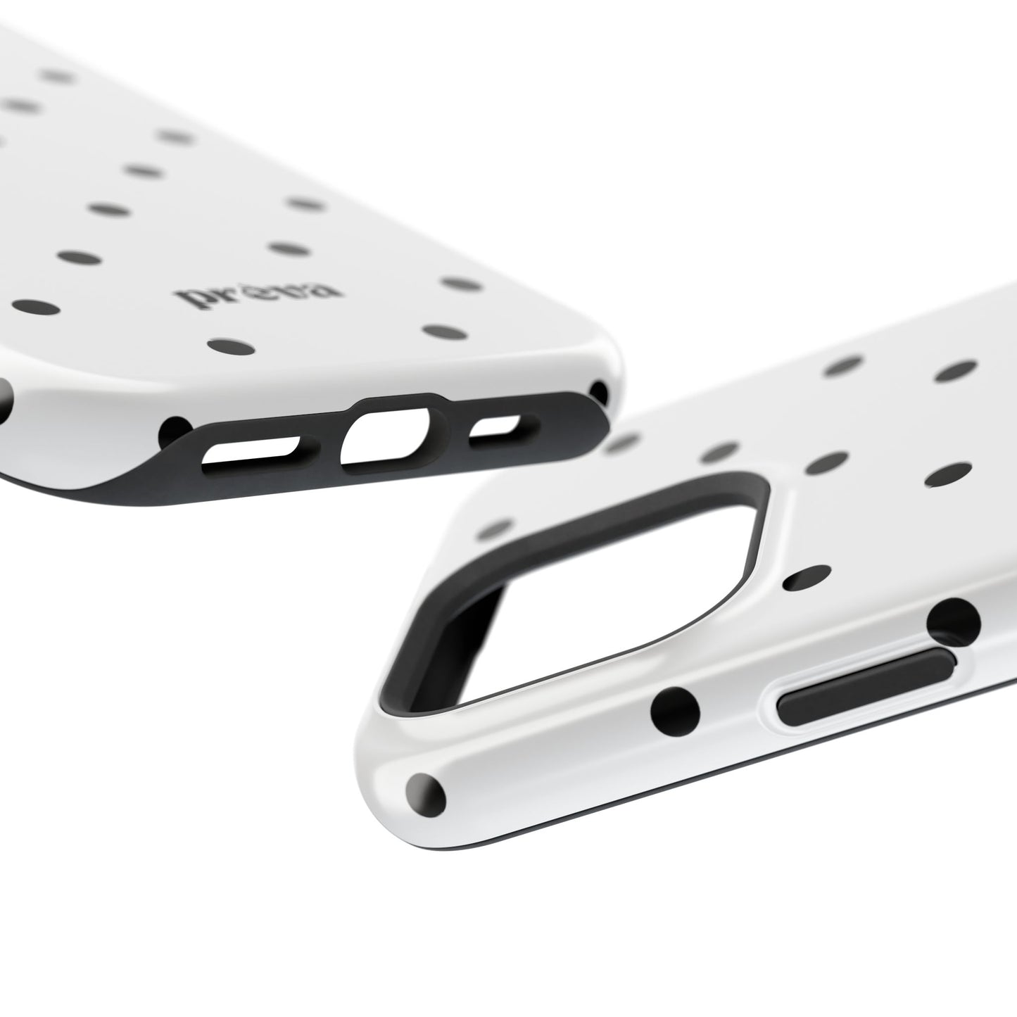 B&W polka dots Phone Case