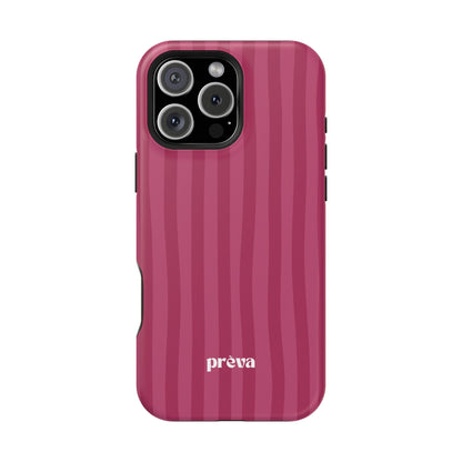 Magenta Stripes Phone Case