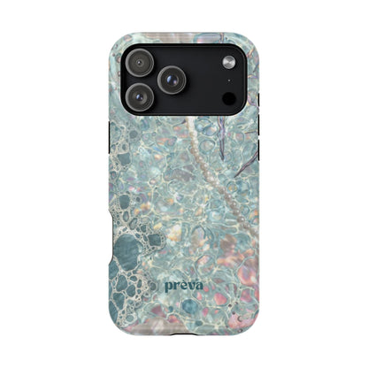 Marbled Seafoam Impact-Resistant Phone Case