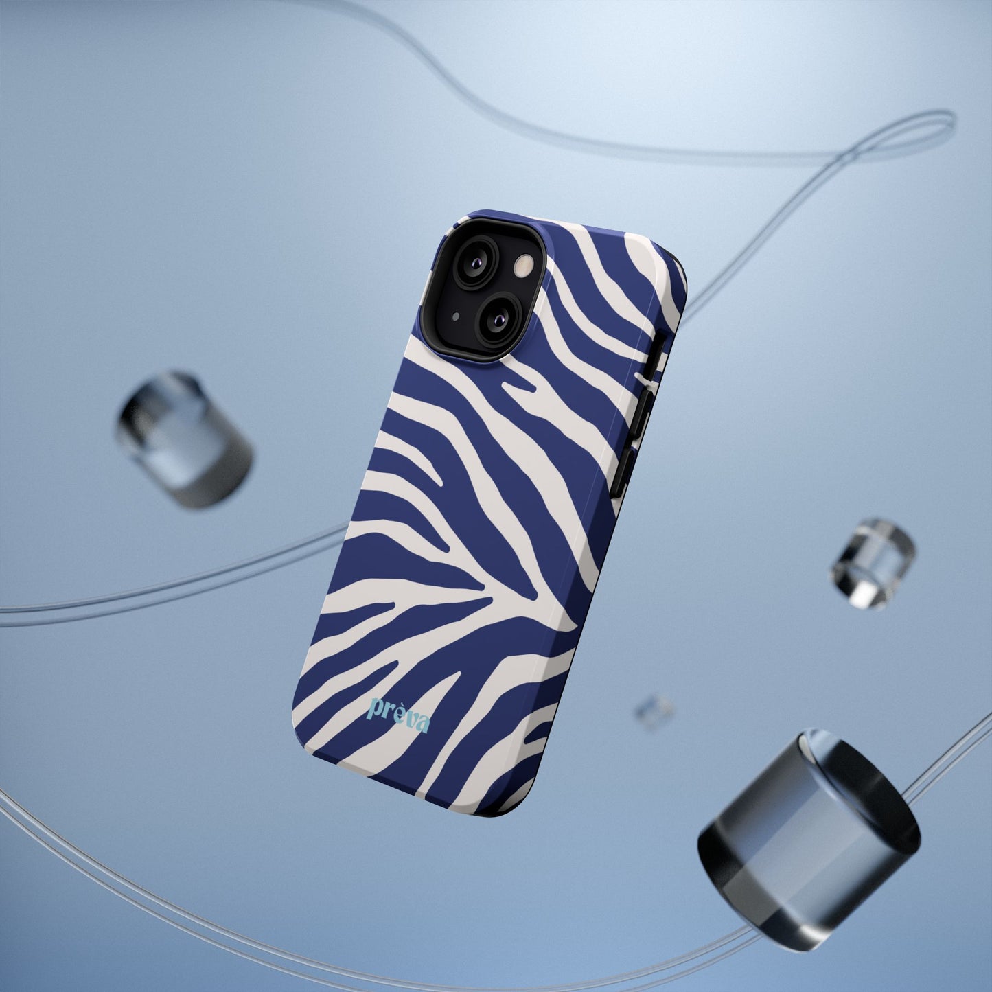 Blue Zebra Phone Case