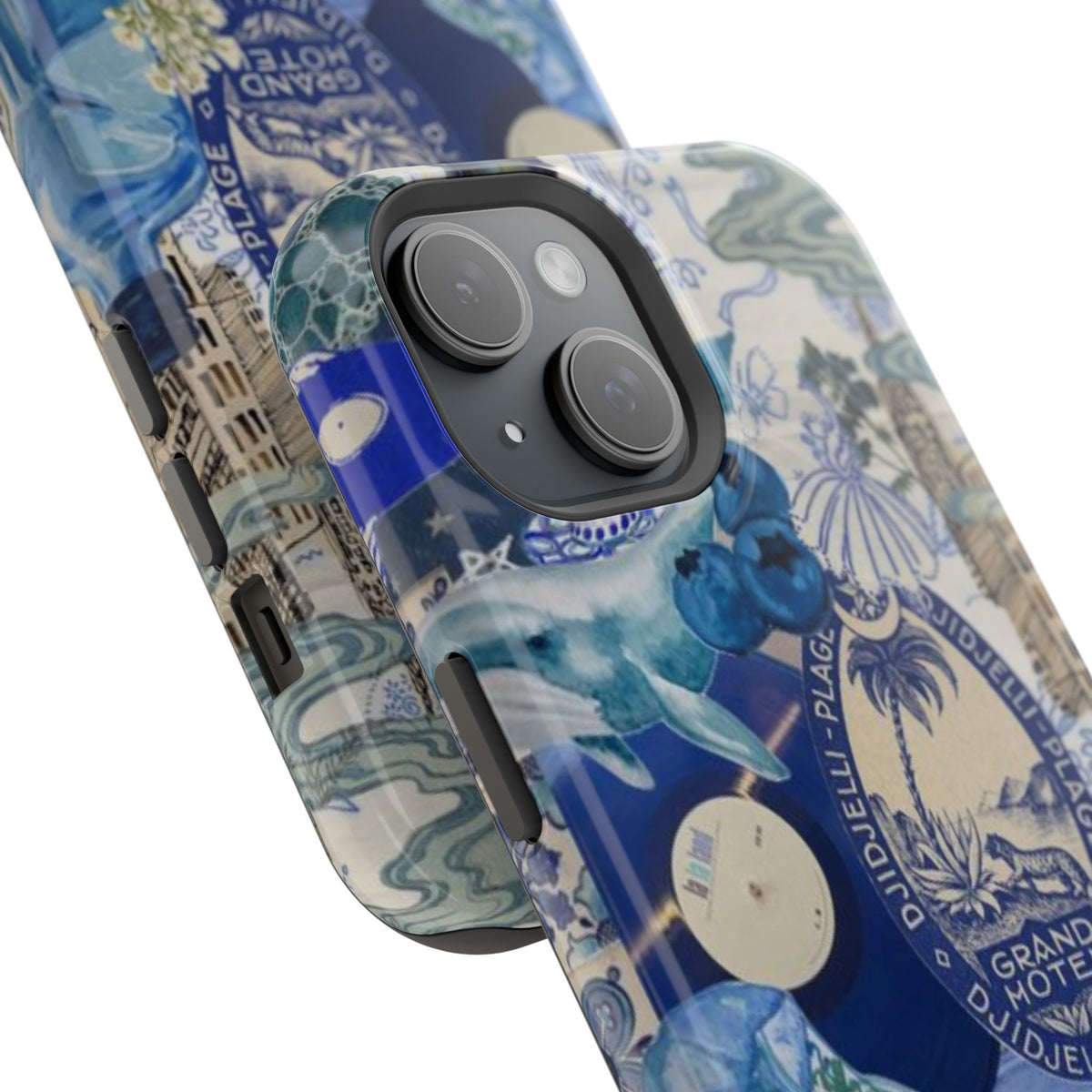 Blue Night Collage Phone Case