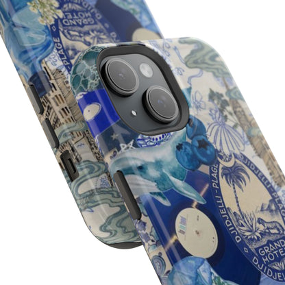 Blue Night Collage Phone Case