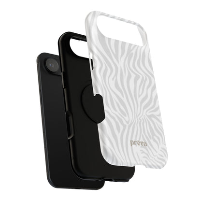 Zebra White Wave Phone Case