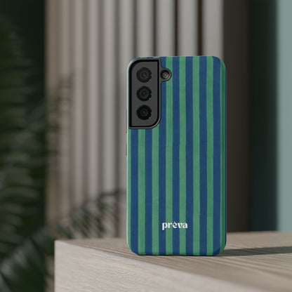Green & Blue Stripes Phone Case