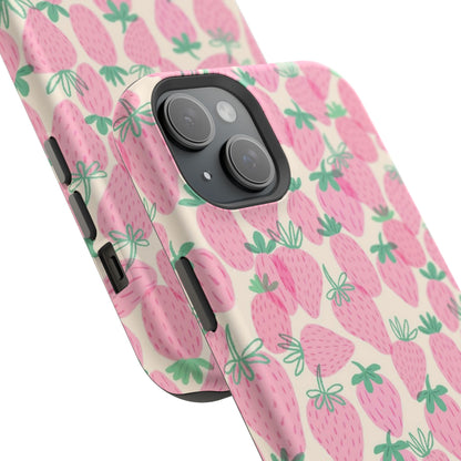 Pink Strawberry Phone Case