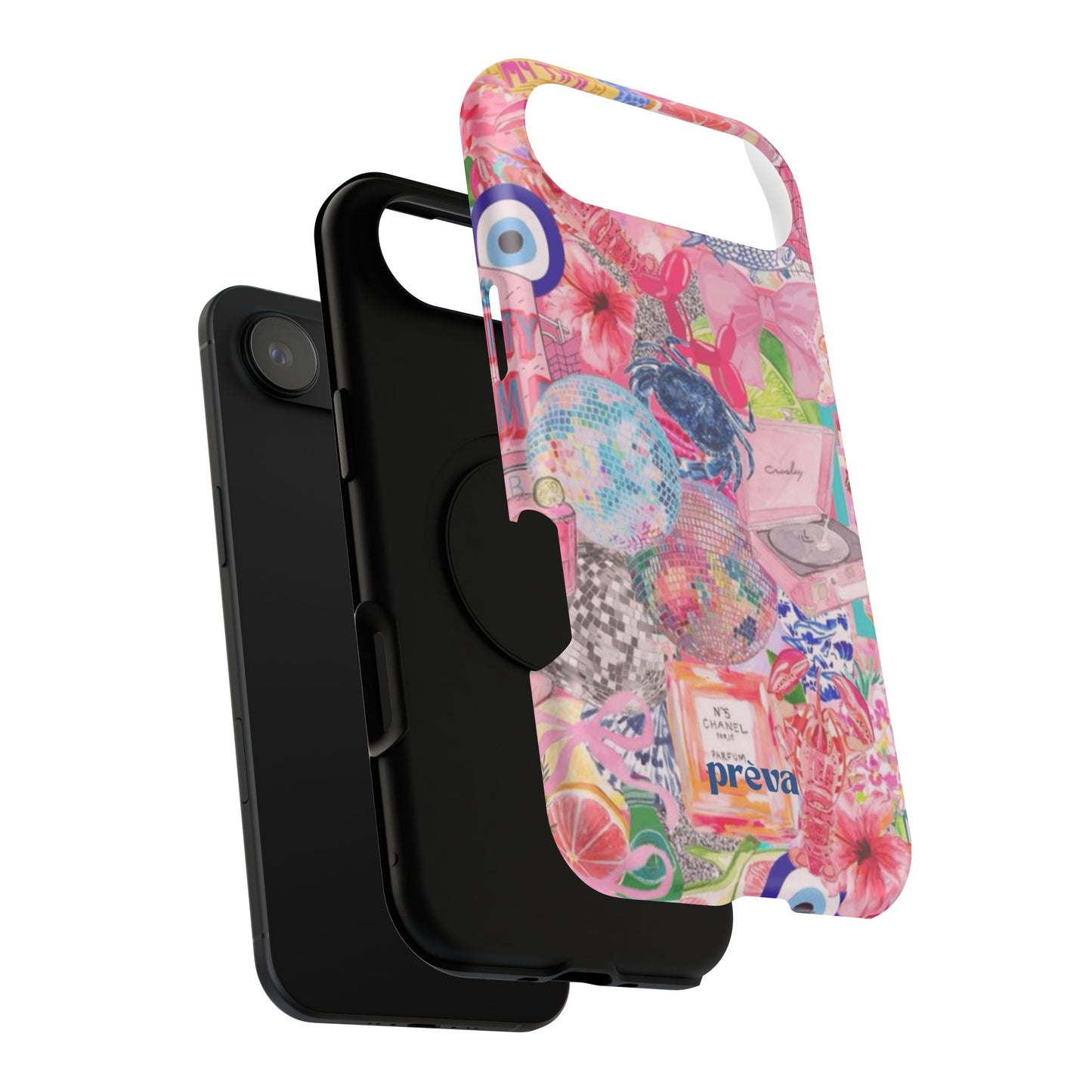 Floral & Pink Collage Phone Case