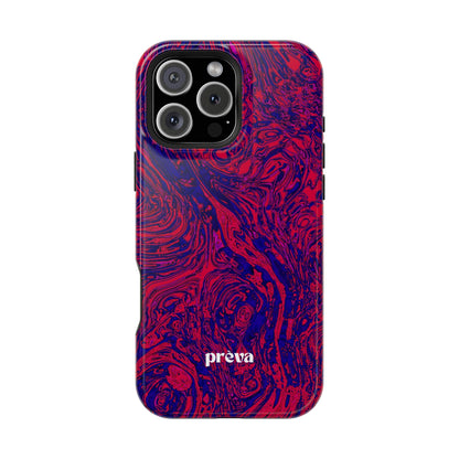 Marbled Red & Purple Impact Phone Case