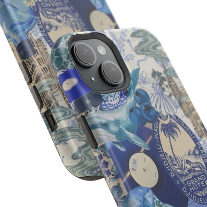 Blue Night Collage Phone Case