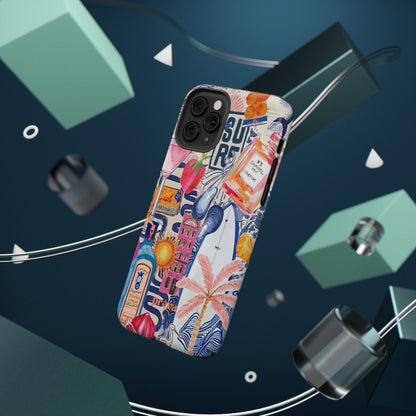 Tropical Beach Collage Phone Case