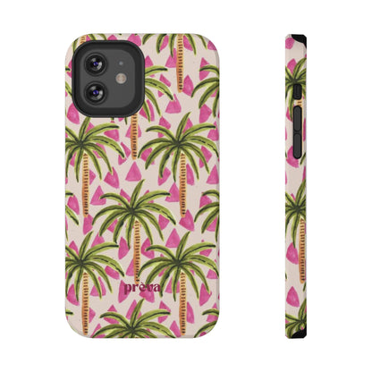 Pink & Palm Phone Case