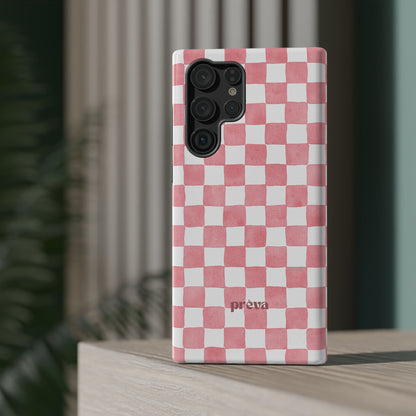 Pink Checkers Phone Case