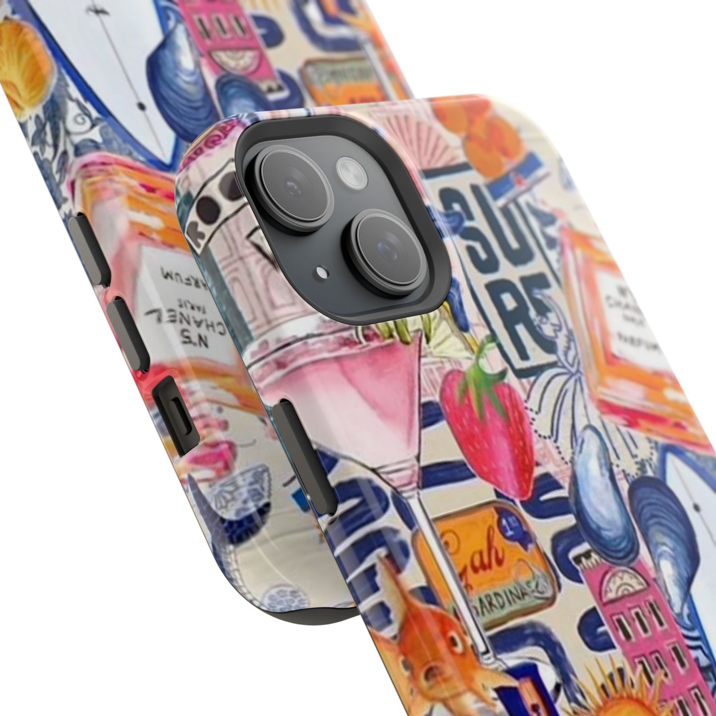 Tropical Beach Collage Phone Case