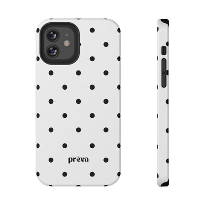 B&W polka dots Phone Case