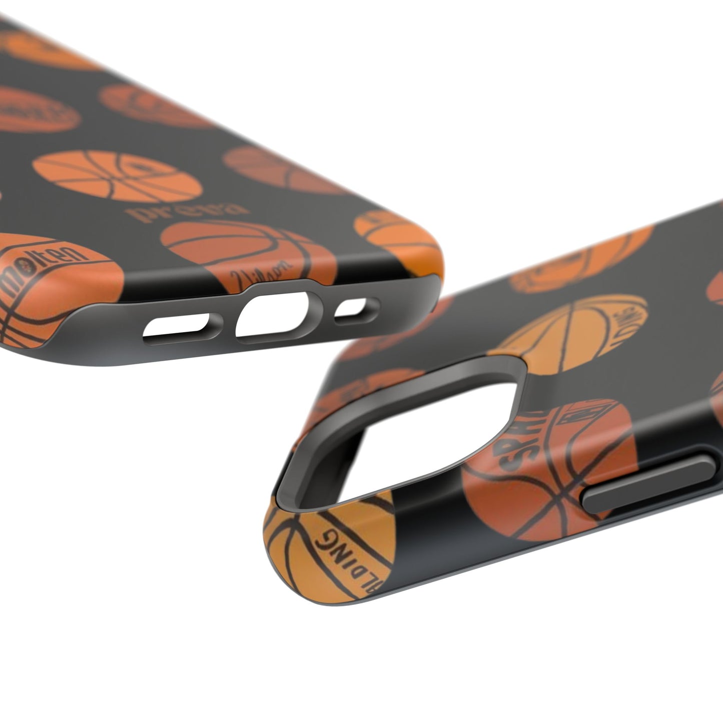 Black Basketball Phone Case