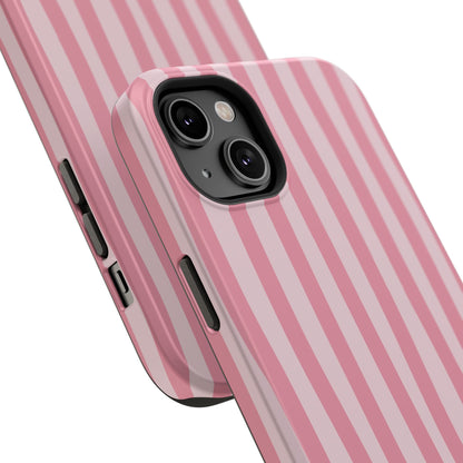Pink Striped Phone Case