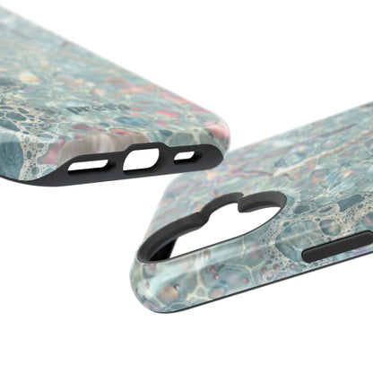 Marbled Seafoam Impact-Resistant Phone Case