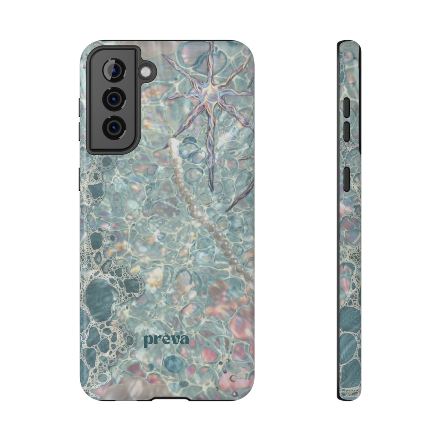 Marbled Seafoam Phone Case