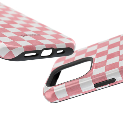 Pink Checkers Phone Case