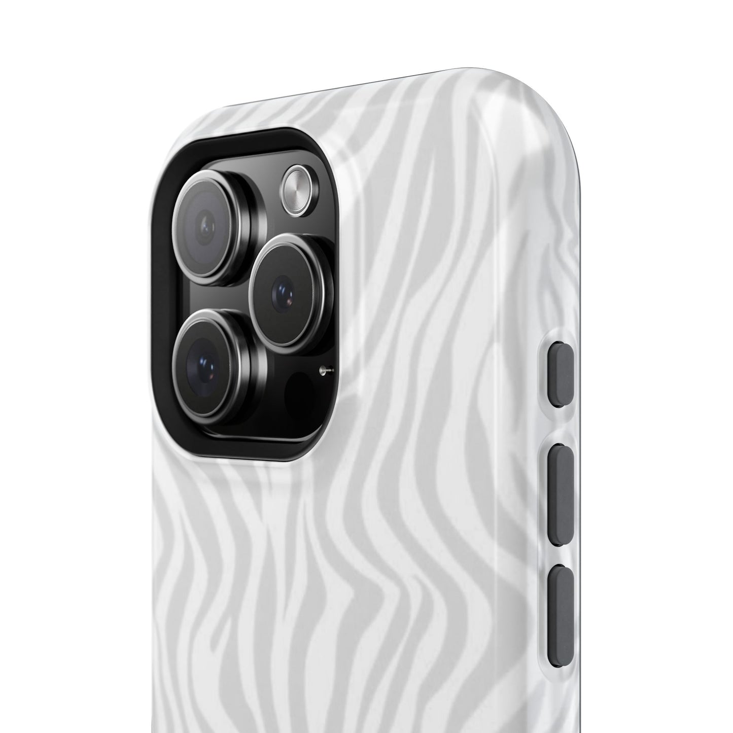 Zebra White Wave Phone Case