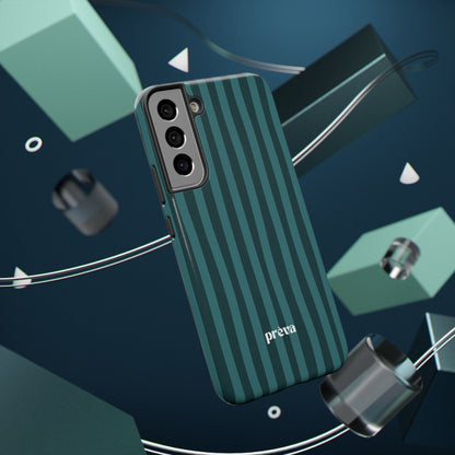 Dark Stripes Turquoise Phone Case