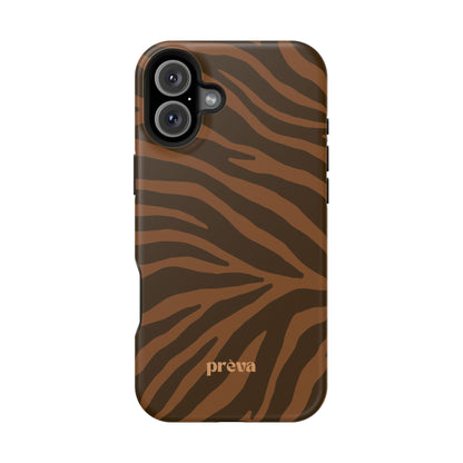 Brown Tiger Stripe Phone Case
