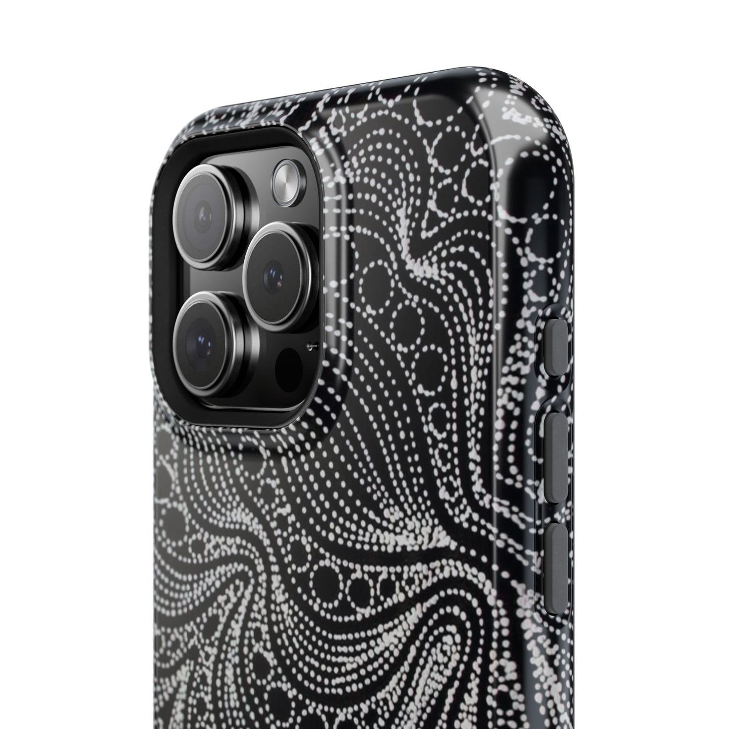 Abstract Midnight Lace Phone Case