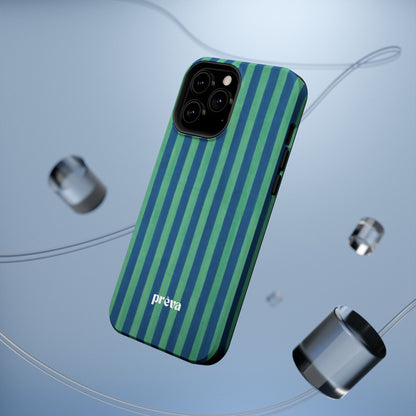 Green & Blue Stripes Phone Case